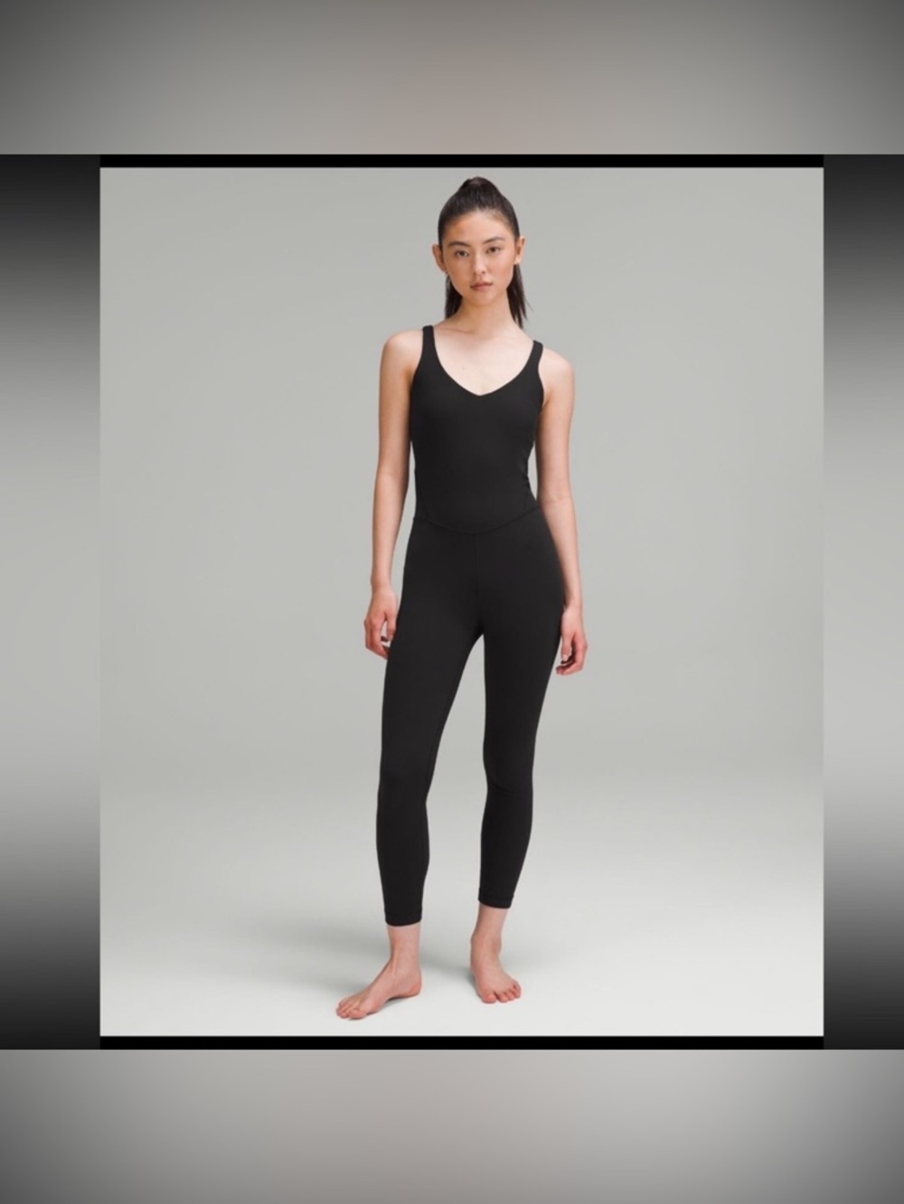 Lululemon Align Black Bodysuit Size 4
